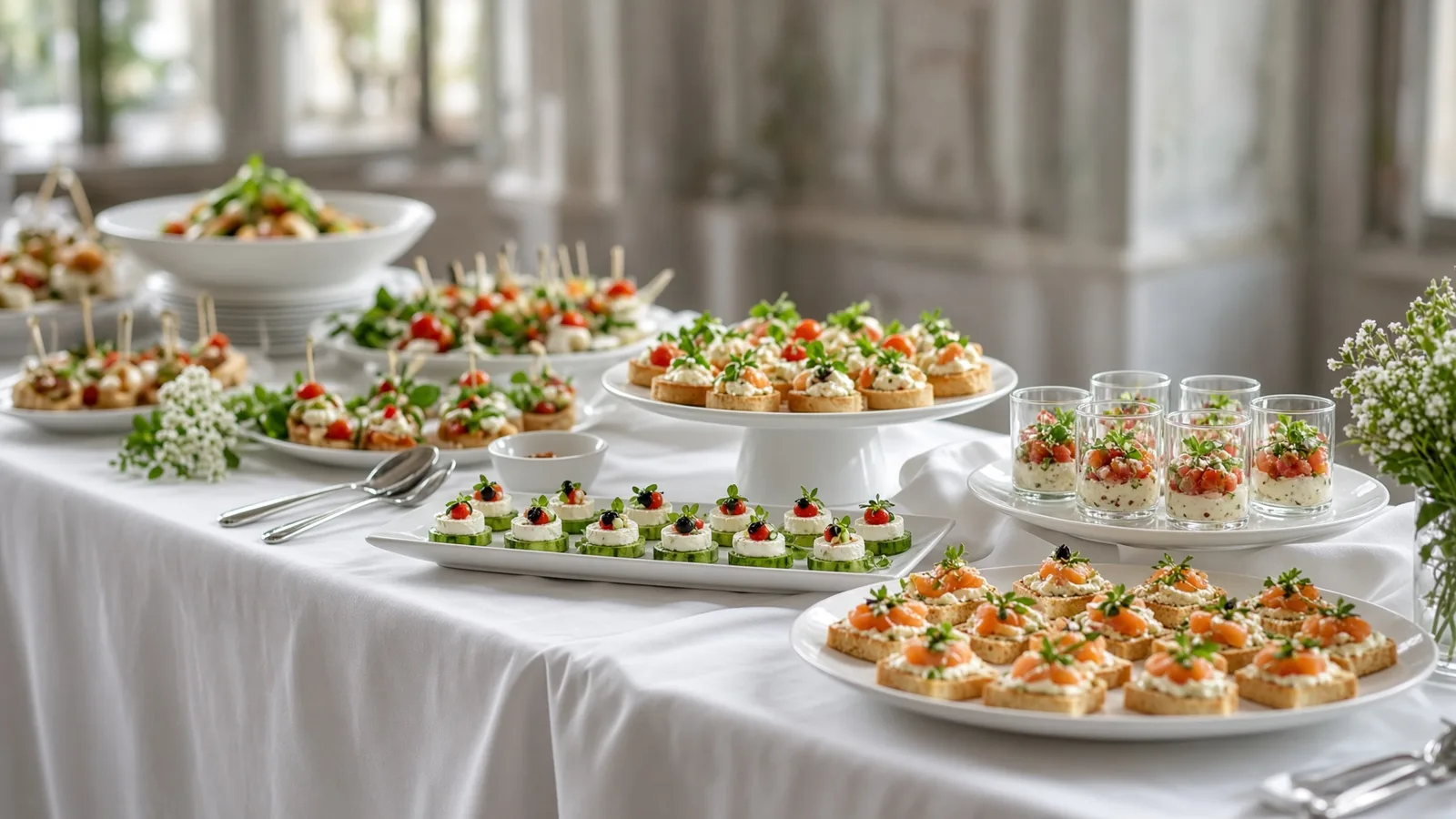 Buffet traiteur pour une entreprise